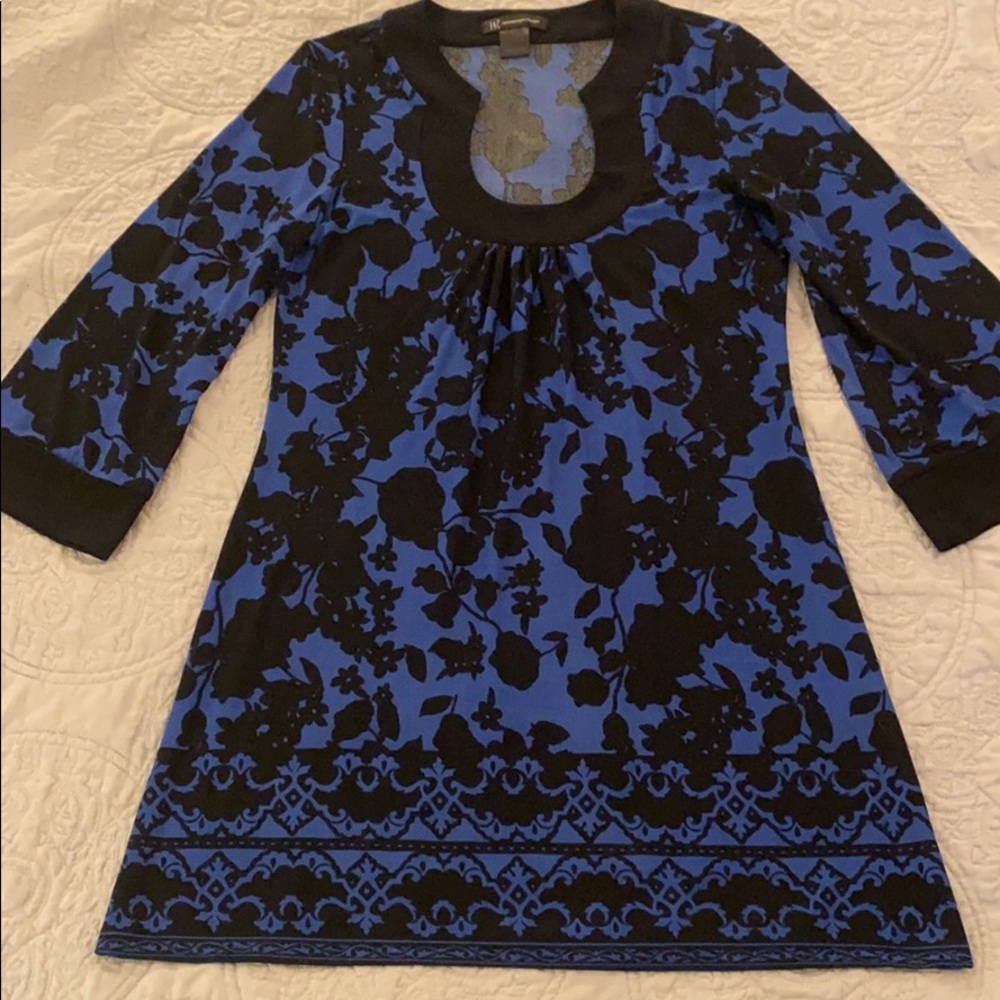 I.N.C. Blue and black tunic